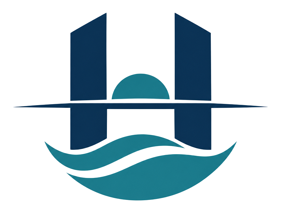 Fictional Harborline Marine logo